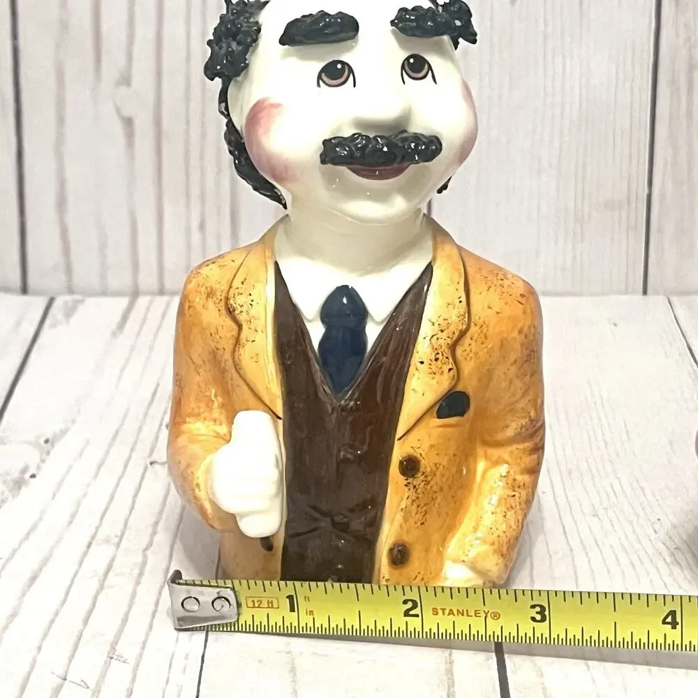 Vintage Spaghetti Hair Figurines Ma Pa Charlie Sadie Schwartz Salt Pepper Set 5”